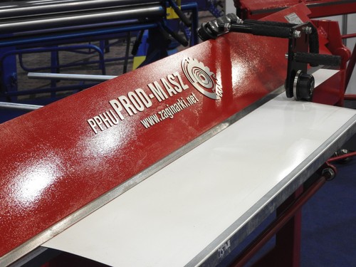 ❗ Sheet metal folder bender RED-2200/0.8 incl. wheels, rotary shears, crusher ❗ - Picture 7 of 16