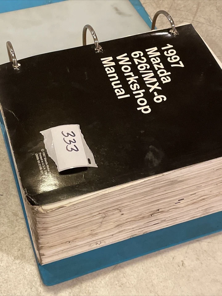 Mazda 626 MX-6 1997 manual de reparación de taller  Foto 2 de 4