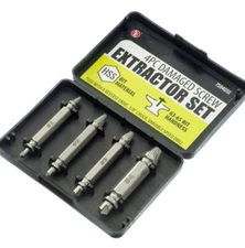 Sona Enterprises 4pc Extractor Set For Damaged Screws In Case - 7594DSE
