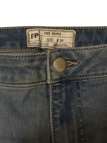 Free People Jeans Damen 26 Just Float On Flare Bell Bottom Blau High Rise - Bild 7 von 13