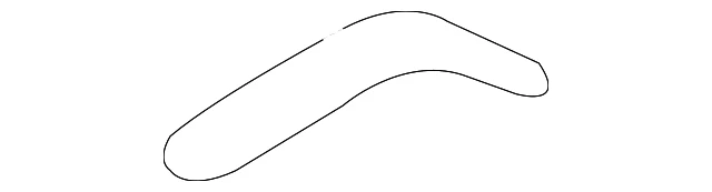 Genuine Nissan 2005-2021 Nissan Frontier - Drip Molding 73853-9BP1C - Image 2 of 3