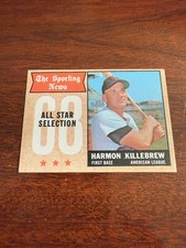 1968 Topps #361 Harmon Killebrew HOF. EX