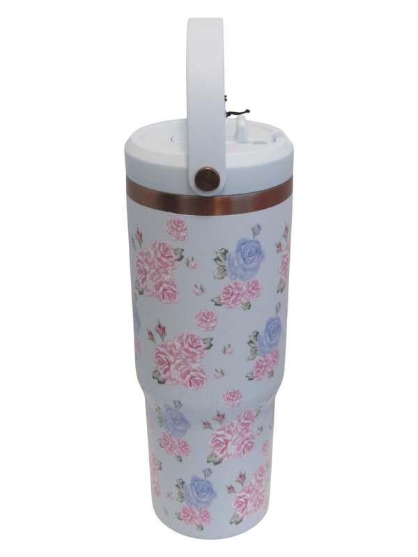 Hydrapeak Artisan Collection Water Bottle With Handle 3D Ice Blue