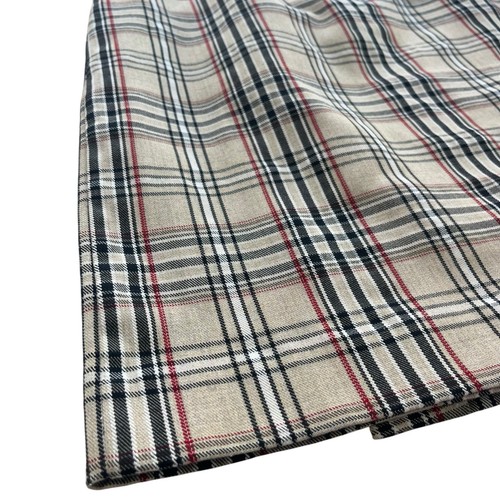 Emma James Womens Sz 12 Black Tan Plaid Button Wrap Pencil Skirt Preppy EJMU0469 - Picture 15 of 16