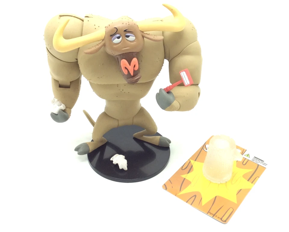 Palisades Toys Ren & Stimpy SHAVEN YAK Action Figure - Image 2 of 4