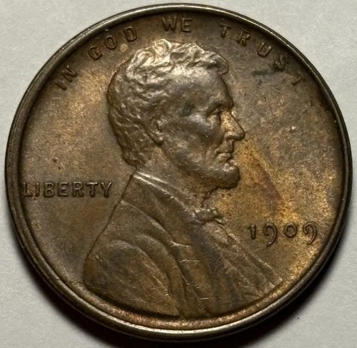 1909 VDB Lincoln Wheat Cent — Ch. AU+ Condition 🔥 Original Surfaces