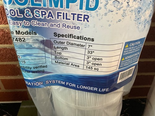 2 Nuevos filtros IMPID piscina y spa HUC-7482 33x7x3x3 - Imagen 5 de 6