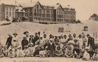 CPA 62 BERCK PLAGE HÔPITAL CAZIN.