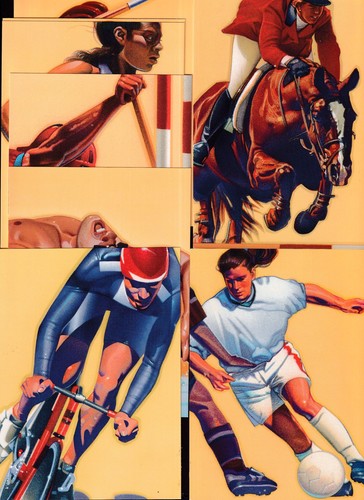 1996 Atlanta Olympics UX242-UX261 Fleetwood postal card set Summer Games sports - Picture 5 of 6