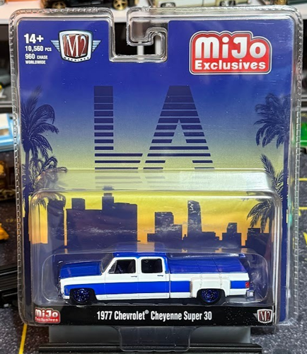 M2 Machines 1:64 1977 Chevrolet Cheyenne Super 30 LA White/Blue - TikTok