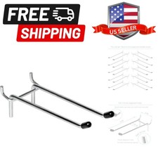 10 Pcs Pegboard Hooks, 6 Inch Peg Board Hooks, Pegboard Pegs Accessories with...