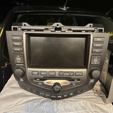2003-2007 HONDA ACCORD RADIO AM FM AUX CD PLAYER HEADUNIT NAVIGATION STEREO OEM 