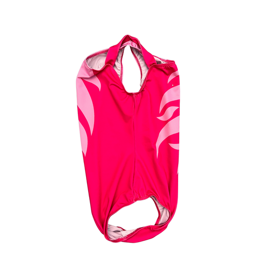 Costume danza elasticizzato rosa body ginnastica bambina moda Vogue - TAGLIA 12 - Foto 4 di 14