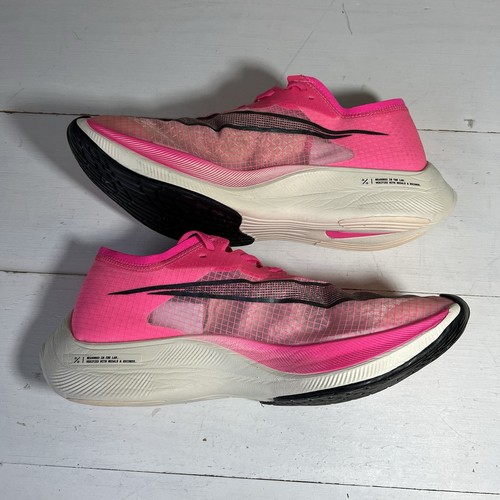Nike ZoomX Vaporfly NEXT% Unisex Bright Pink Size Mens 9 Size 11 Women’s - Picture 7 of 17