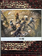 Fallout 76 Limited Edition Poster 317/400 Bethesda 24x18 Vault Dwellers 2018