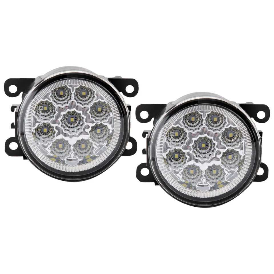 Par de luces antiniebla LED para parachoques delantero para Mitsubishi Mirage 2017-2020 Foto 3 de 4