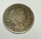 1900 Barber Quarter Dollar Silver Coin Circulated US Coin