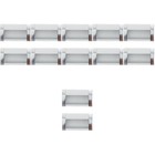  6 PCS Versteckte Schrankgriffe Ziehgriff Möbelgriff Kleiderschrankgriff