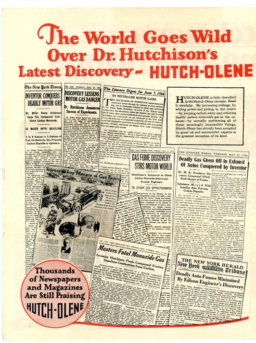Hutch-Olene & Dr Miller Hutchinson Miracle Science Man ca. 1924 Verkaufsprospekte - Bild 6 von 6