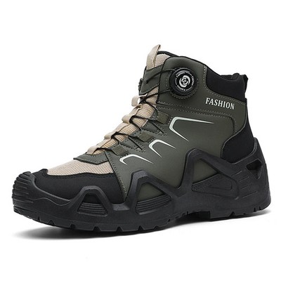 Men's Sneakers Steel Toe Safety Anti-smash Protective Boots Work Hiking Shoes