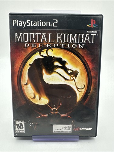 Mortal Kombat: Deception (Sony PlayStation 2, 2004) Complete Cube Ps2 - Imagen 1 de 2