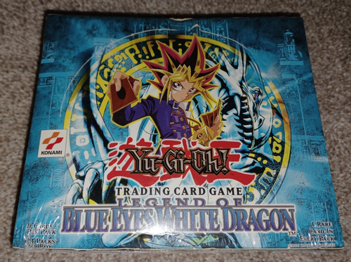 Yugioh Legend of Blue Eyes White Dragon Booster Box Sealed Authentic