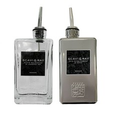 Scavi & Ray Echtglas Essig und Öl Spender Menagenset Flaschenset "Olio e Aceto