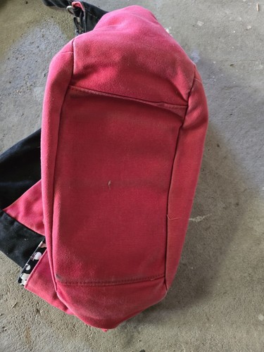 Red And Black Kapoochi Backpack Diaper Bag Saddle Bag - Picture 4 of 6