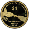2011-S Proof Native American Wampanoag Treaty Sacagawea Dollar 1$ San Francisco Native American
