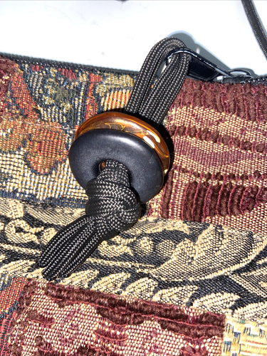 Vintage Rare Bag Carpet Bag Purse 70’s Boho Woven Tapestry Flaw - Picture 5 of 24