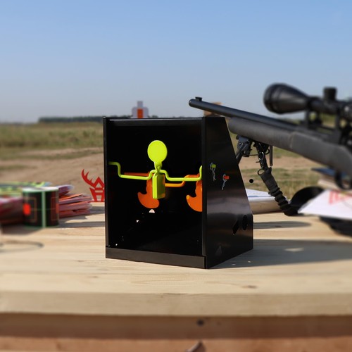 BB Trap Pellet Collector Resetting Target (Airgun Only) with 10pcs 7" X 9" Pa... - Picture 6 of 7