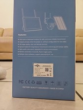 Hiseeu 4MP Solar Camera Wireless Outdoor, Home Security Camera System, 5G WiFi