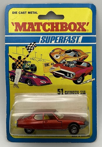 1971 Matchbox Lesney Superfast Citroen SM #51 - Picture 2 of 7