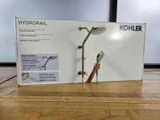 Kohler Hydrorail 3 In 1 Shower System Brushed Nickel Showerhead & Column Kit