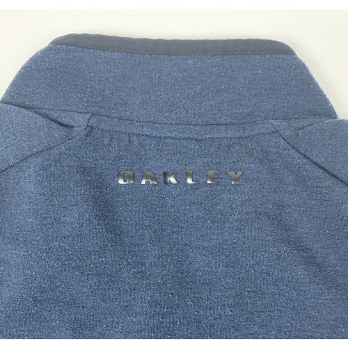 Sudadera Oakley Para Hombre Azul Rendimiento Elastizada 1/4 Cuarto Cremallera Talla M - Imagen 3 de 9