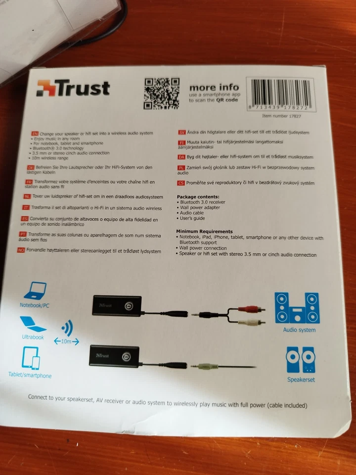 Ricevitore bluetooth audio Trust 17827 Foto 2 de 4