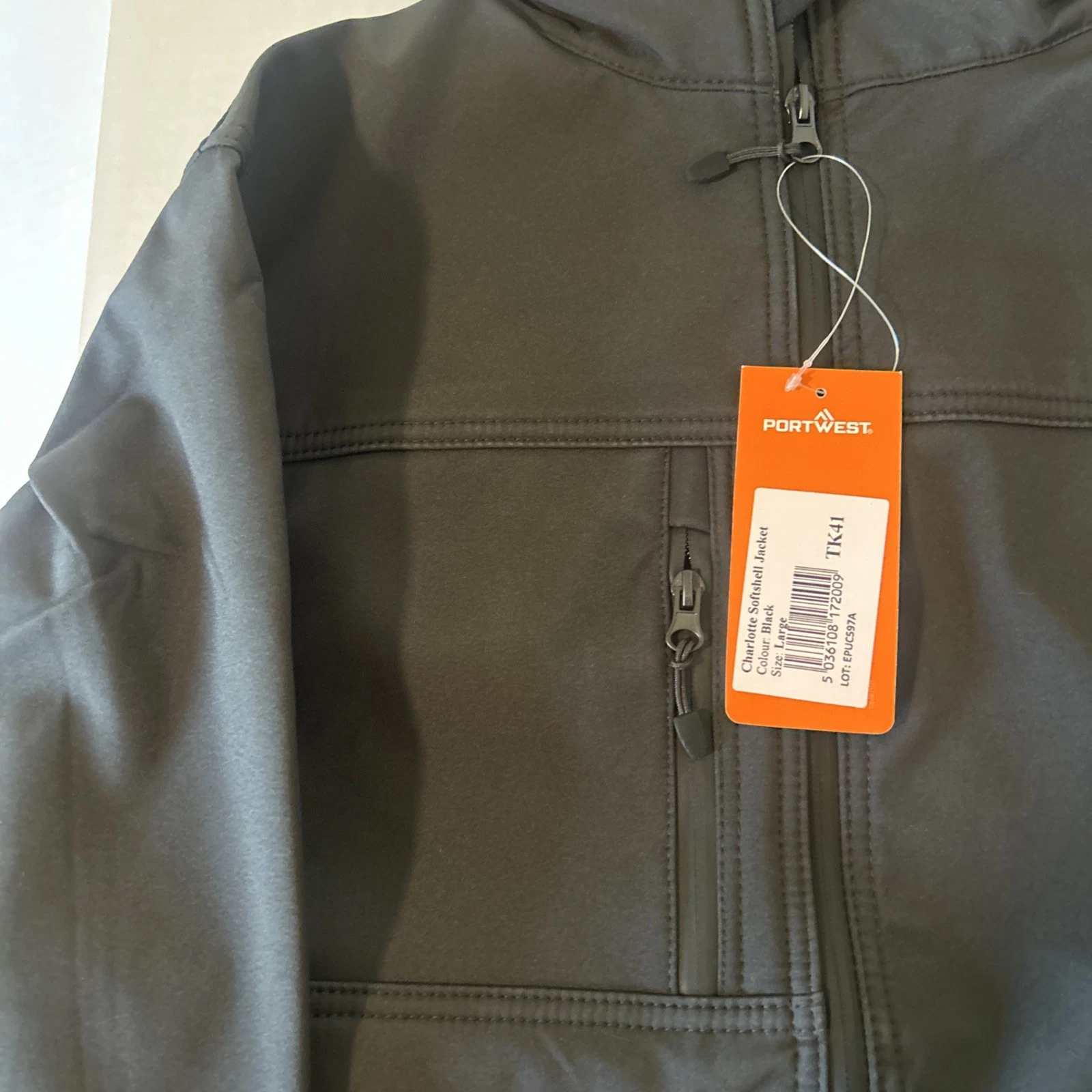 Portwest Charlotte Women's Softshell size L Breathable Durable TK41 image 5