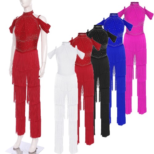 Damen Tanzkleidung Damen Overall Kostüm Strampler Ganzkörper Sexy Einteiler - Bild 1 von 63