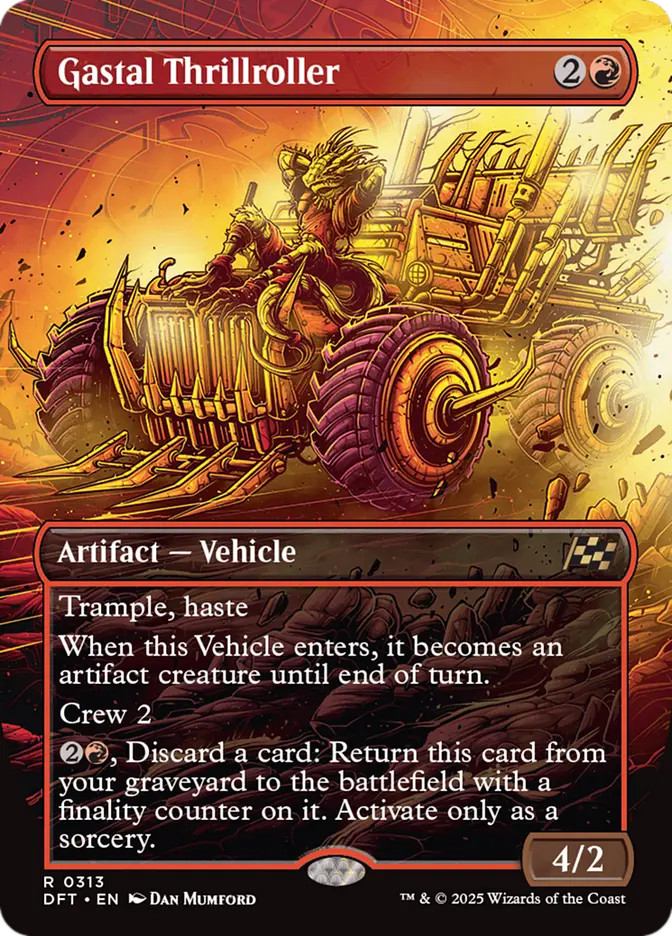 Gastal Thrillroller (Borderless) 313 R DFT MTG NM