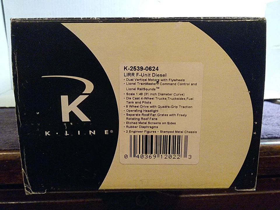 K-Line K-2539-0624 Long Island RR F-Unit Diesel  - Image 2 of 4