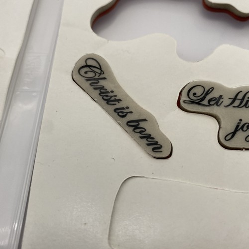 Stampin Up HIS LIGHT Stamp Set Religious Rejoice Christmas Christ Is Born - Picture 8 of 9