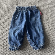 Vintage Osh Kosh Baby B gosh Bubble Jeans. Floral Print. 19 Months. 80 s, 90 s