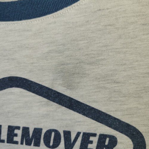 Disney Parks People Mover Ringer T-Shirt Gray Blue Short Sleeve Tomorrowland L - Picture 3 of 11