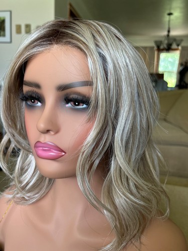 PEERLESS 14 E wigs Belle Tress -Butterbeer Blonde LaceFront HeatFriendly $548 - Picture 2 of 17