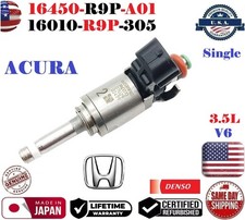  Oem Denso 1x Fuel Injector For 14-20 Acura Rlx Mdx Tlx 3.5l V6 16450-r9p-a01