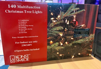 Konstsmide 140 Multifuction Christmas Tree Lights -Fairy Lights