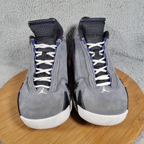 Nike Air Jordan 14 Retro Graphite Navy Size 9 Authentic OG Rare Authentic Used - Picture 3 of 13