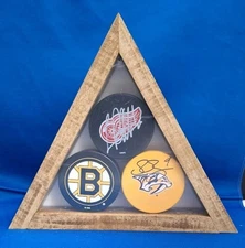 Hockey Pucks - Display Case