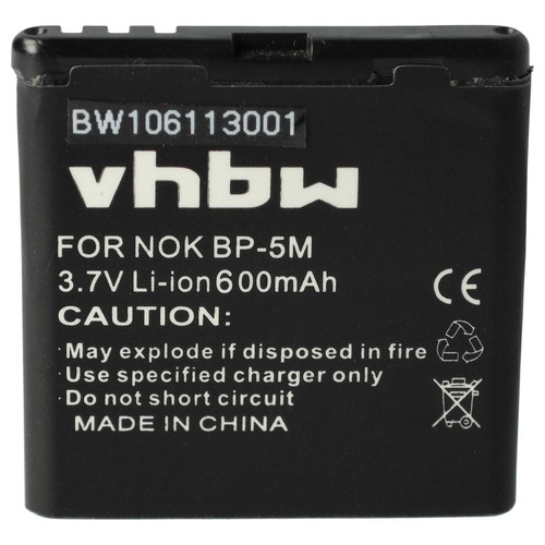 Batería reemplaza Nokia BP-5M 600mAh 3,7V - Imagen 3 de 9