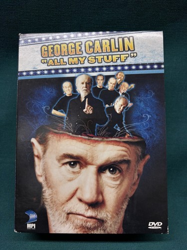 George Carlin - All My Stuff (DVD, 2007, 14-Disc Set) Komplettsatz - Neuwertig (18H)